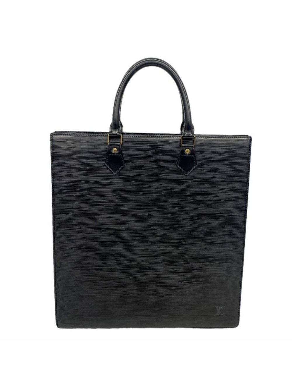 Louis Vuitton Tote Bag Epi Sac Plat Noir